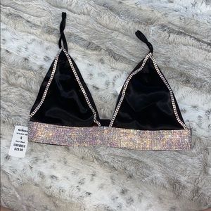 Satin Bralette with Rhinestones from Kohesion